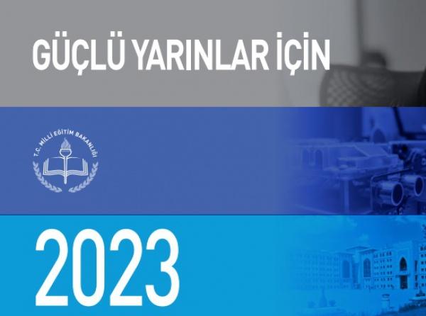 2023 Eğitim Vizyon Belgesi Gündemli Öğretmenler Kurulu Toplantısı Düzenlenecektir.